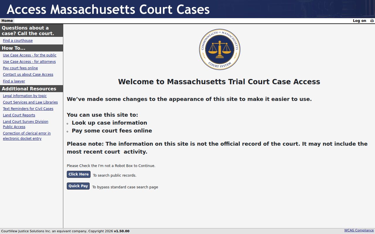 Newton residents directory MassCourts public docket search
